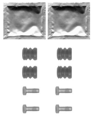 HELLA PAGID Направляющая гильза, корпус скобы тормоза 8DZ 355 201-581